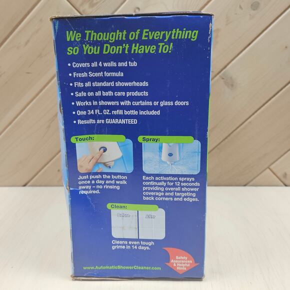 NIB Scrubbing Bubbles Automatic Shower Cleaner 32oz Solution Dual Sprayer - Picture 2 of 6